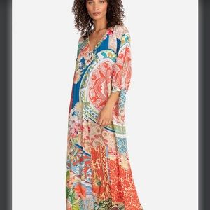 NEW Johnny Was Boho Maxi Cover Up Dress, Medium,  Large